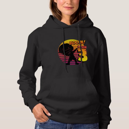 Boom ik ben 3 verjaardagsfeestje jongen 3e verjaar hoodie (Voorkant)
