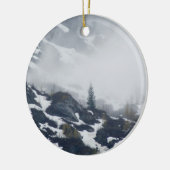 Boom in de lijst keramisch ornament (Links)