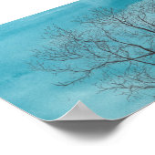 Boom in de winter poster (Hoek)