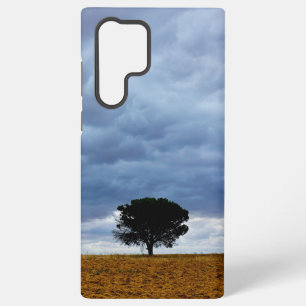 Boom in een leeg veld samsung galaxy hoesje