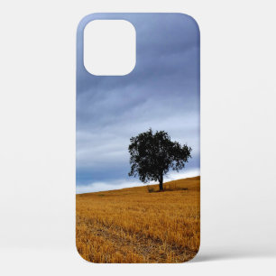 Boom in een tarweveld iPhone 12 hoesje