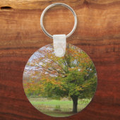Boom in herfst Sleutelhanger (Voorkant)
