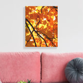 Boom in het najaar canvas afdruk (Insitu (Woonkamer))
