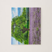 Boom in lavendelveld, Frankrijk Legpuzzel (Verticaal)