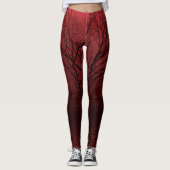 Boom in rood leggings (Voorkant)