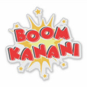 Boom kanani sticker (Voorkant)