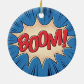 Boom! Keramisch Ornament (Achterkant)