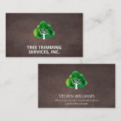 Boom | Landschapsarchitectuur | Bruin Visitekaartje (Voorkant / Achterkant)