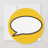 BOOM Leuke Moderne Strip Pop Art Save The Date (Achterkant)