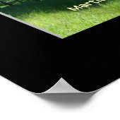 "Boom-Lined Country Road" Poster (Hoek)