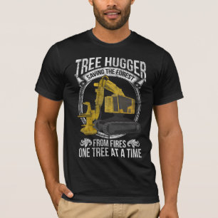 Boom Logging Joke Forestry Harvester T-shirt