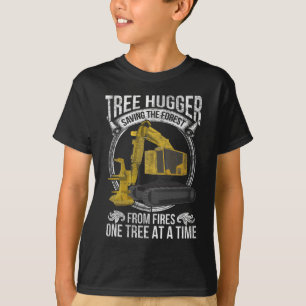 Boom Logging Joke Forestry Harvester T-shirt
