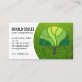 Boom Logo | Glazen Visitekaartje (Voorkant)