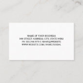 Boom Logo | Landschapsontwerp Visitekaartje (Achterkant)