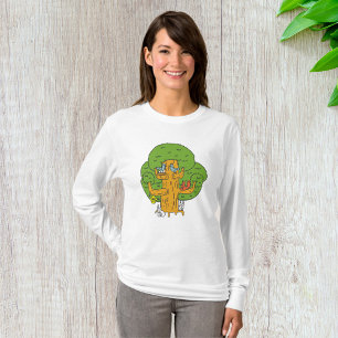 Boom met Bos Dieren Schattigee Natuur T-shirt
