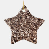 Boom, Natuur, bruin Keramisch Ornament (Voorkant)