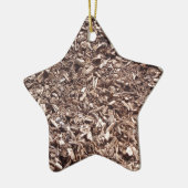 Boom, Natuur, bruin Keramisch Ornament (Links)