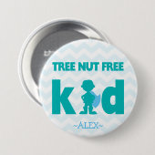 Boom Nut Free Superheld Boy Button (Voorkant /achterkant)