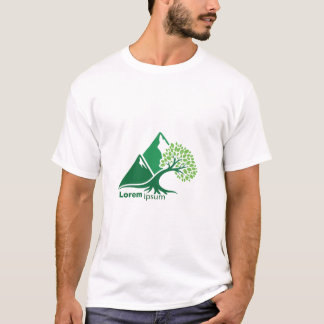 Boom op berg natuur groeiminst Shirt