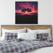 boom op de verf van de Zon, foto, Canvas (Insitu (Slaapkamer))