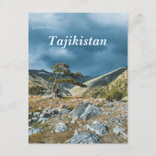 Boom op het Fann-gebergte in Tadzjikistan Briefkaart