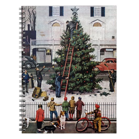 Boom op het stadsplein notitieboek (Voorkant)