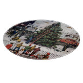 Boom op het stadsplein snijplank (Hoek)