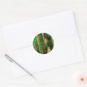 Boom Oude Reuzen Redwoods Ronde Sticker (Envelop)