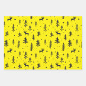 Boom Pattern kerstkaarten Inpakpapier Vel (Voorkant 2)