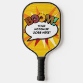 BOOM - Persoonlijke spraakbeugel - Funny Cool Pickleball Paddle (Achterkant)