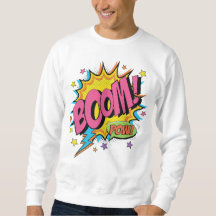 BOOM POW Comic T-shirt – Retro Pop Art Explosie