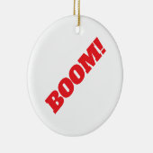 BOOM Professional elegant modern minimalist plain Keramisch Ornament (Rechts)