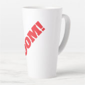 BOOM Professional elegant modern minimalist plain Latte Mok (Rechterhoek)
