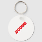 BOOM Professional elegant modern minimalist plain Sleutelhanger (Voorkant)