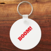 BOOM Professional elegant modern minimalist plain Sleutelhanger (Voorkant)