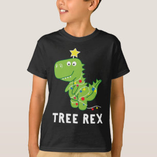 Boom Rex Animal Pun Funny Dinosaur Kerstpaja T-shirt