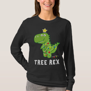 Boom Rex Animal Pun Funny Dinosaur Kerstpaja T-shirt