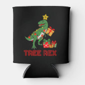 Boom-rex dinosaur pajama kerstcadeau voor mannen blikjeskoeler (Voorkant)