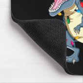 Boom rex dinosaurus kerst muismat (Hoek)