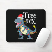 Boom rex dinosaurus kerst muismat (Met muis)