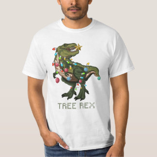 Boom Rex-kerstdinosaurus T-shirt