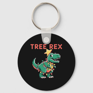 Boom Rex Lelijke Kerst Sweater Dinosaur Kerstmis Sleutelhanger