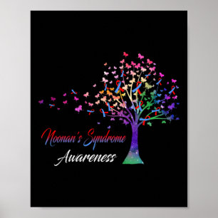 Boom Ribbon Noonan's Syndrome Awareness Poster