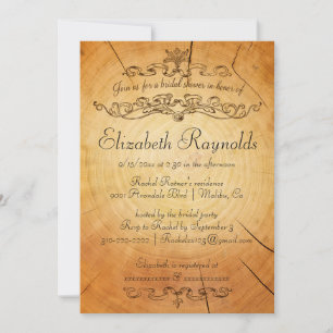 Boom Rings Bridal Shower Invitations Kaart