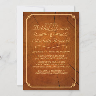 Boom Rings Bridal Shower Invitations Kaart