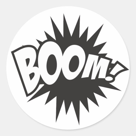Boom Ronde Sticker (Voorkant)