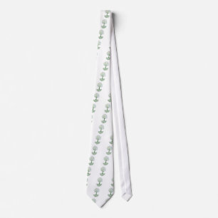 Boom ~ Roots of Life Colorful Scroll Trees Stropdas