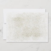 Boom Rustic Wedding Invitations Kaart (Achterkant)