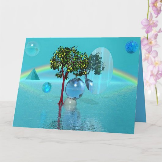 Boom Sfeer Kaart (Orchidee)