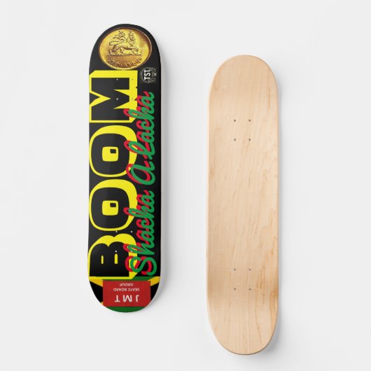 BOOM SHACK A LACKA 7 3/4" Skateboard Deck (Recto)